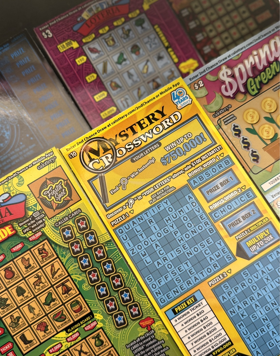 Scratchers available in-store